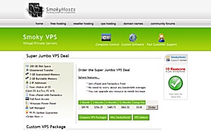 SmokyHosts - $68.86 First Year 128MB Virtuozzo VPS