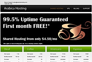 ArabicaHosting - $4.50 512MB OpenVZ VPS in New Jersey ArabicaHosting - $4.50 512MB OpenVZ VPS in New Jersey