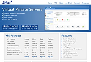 BHost - £1.70 256MB OpenVZ VPS in Maidenhead, United Kingdom