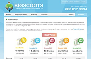 BigScoots - $6.95 128MB OpenZ VPS