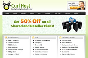 CurlHost - $6 512MB Xen VPS