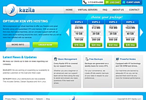 Kazila - $7/Month XEN VPS in New York, Dallas or Los Angeles