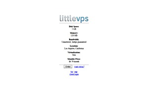 LittleVPS - $6.79 128MB Xen VPS in LA LittleVPS - $6.79 128MB Xen VPS in LA