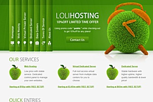 LoliHosting - $4.91 384MB OpenVZ in Los Angeles, $6.95 384MB Xen in Asheville