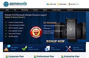 SemoWeb - $6.50 256MB Managed OpenVZ VPS