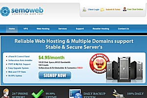 SemoWeb - $3 256MB OpenVZ VPS in Dallas