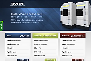 SpotVPS - $15/Year 128MB OpenVZ VPS in Chicago