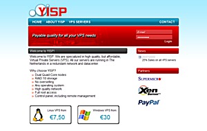 YISP.nl - €11.25/3 Months 128MB Xen VPS