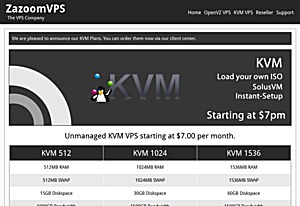 ZazoomVPS - $7 512MB KVM VPS in Scranton