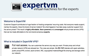 ExpertVM.com - $40/Year 128MB OpenVZ VPS in Singapore