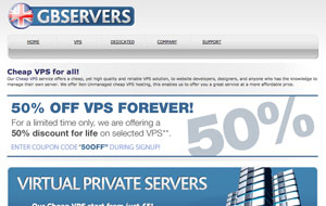 GBServers - £4.30/Month, 256MB Xen VPS in the UK