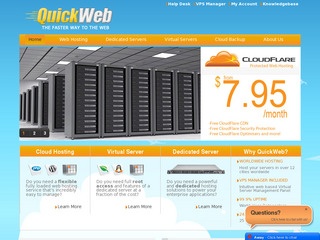 QuickWeb - OpenVZ and Xen VPS from $1.99/month in Phoenix and Los Angeles