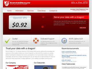 ServerDragon - $8/Year 32MB OpenVZ VPS in Tampa and Denver + Backup VPS