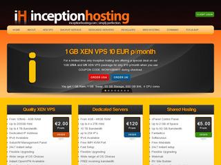 InceptionHosting - €4.00 Monthly 1024MB XenPV VPS in Miami, Florida