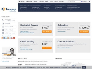 LeaseWeb - $6 512MB KVM in Virginia, USA and €5 512MB KVM in Frankfurt, Germany