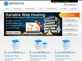 SemoWeb - $5.99/Month 2048MB OpenVZ VPS in Los Angeles