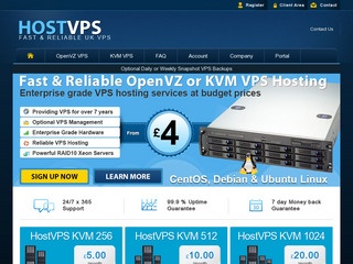 HostVPS.net - £4.40 512MB KVM or OpenVZ VPS in Maidenhead, UK