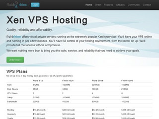 FluidRhino - $7/Month - 512MB XEN VPS in Dallas, Texas