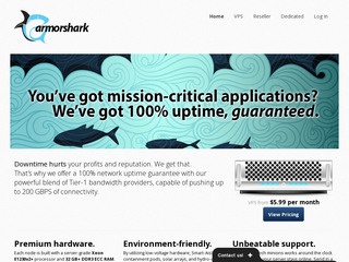 Armorshark - $7 Monthly 1024MB OpenVZ SSD VPS in New Jersey