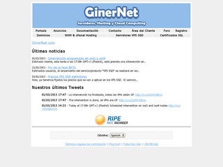 GinerNet - €5.20/mo - 1024MB + 10GB SSD OpenVZ VPS in Alicante, Spain