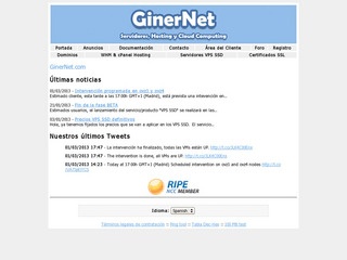 GinerNet - €4.99 4GB SSD OpenVZ in Barcelona, Spain