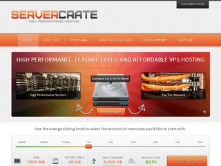 ServerCrate - $2.95/Month 256MB RAM +vSwap OpenVZ VPS in Dallas, Texas