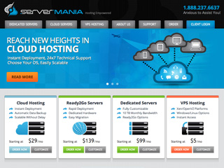 ServerMania - $7 Month 1024MB XEN/OnApp Server in Buffalo, New York