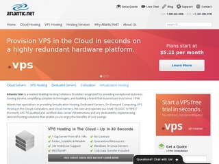 Atlantic.Net - $0.99 256MB KVM 'Cloud VPS' & more in Orlando, Dallas, & Toronto