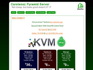 Carstensz Pyramid Server - $6.90 Monthly 1024MB KVM in Dallas, Texas