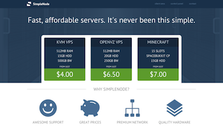 SimpleNode - $10/quarter or $35/year 512MB OpenVZ VPS in Dallas, Texas