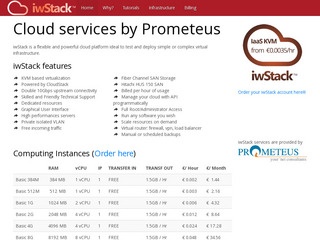 iwStack - €21/1 Year 384MB KVM 