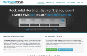 Dedicated Minds - $7/month 3GB, $18.95/year 512MB OpenVZ VPS and more in Clifton