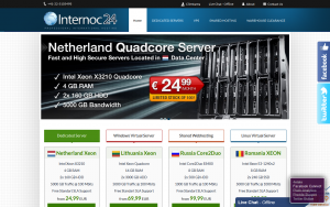 Internoc24 - $48.20/month Quad Core 4GB dedicated server in Russia