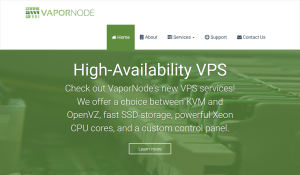 VaporNode - $5/month 1GB OVZ or $7/month 1GB KVM in Phoenix, Arizona