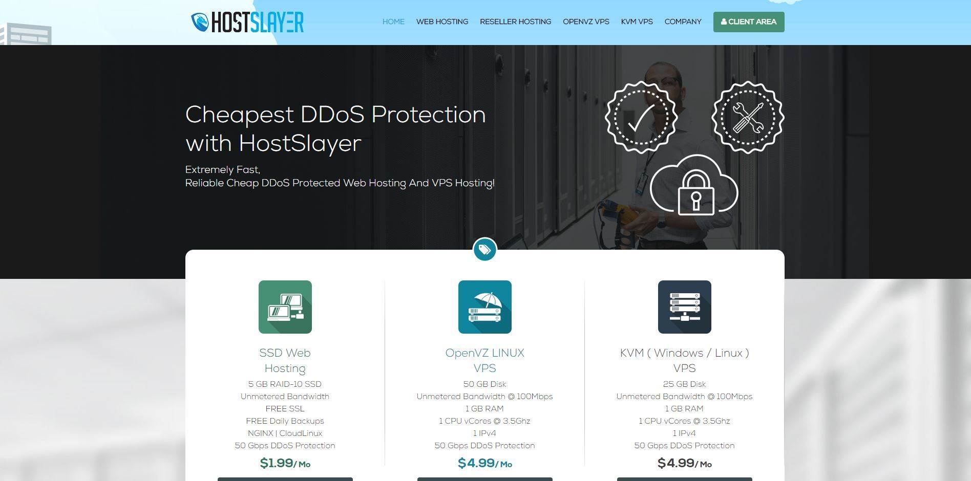 Hostslayer Llc Ddos Protected Web Hosting Reseller Hosting Images, Photos, Reviews