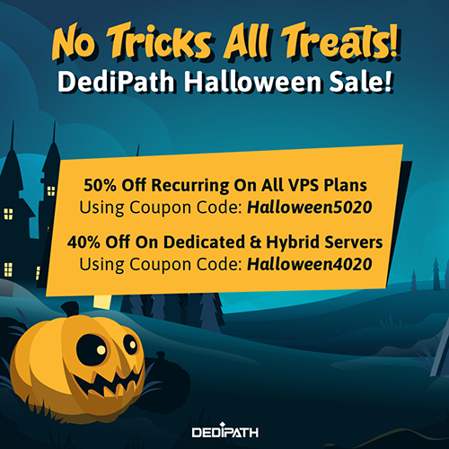 DediPath: Special Halloween Offer for LEB Readers! (1GB for $1.75/month in CA/FL/NJ/NV)