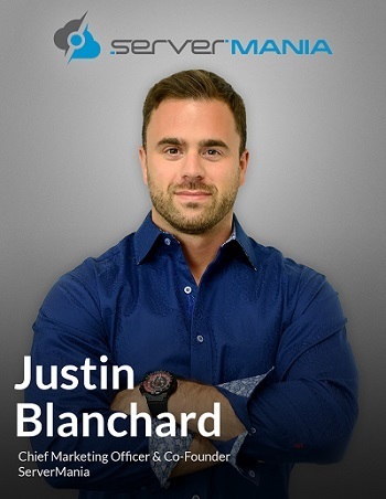 Justin Blanchard, Co-Founder and CMO of ServerMania