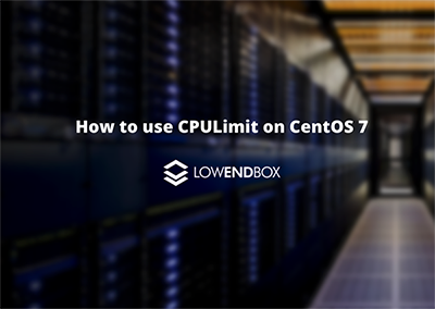 How to use CPULimit on CentOS 7
