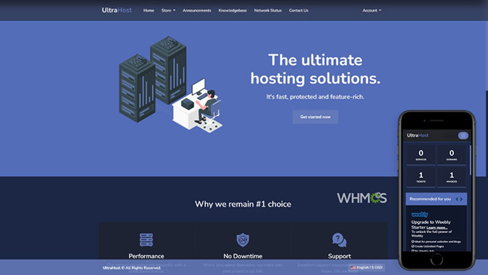 Ultrahost WHMCS