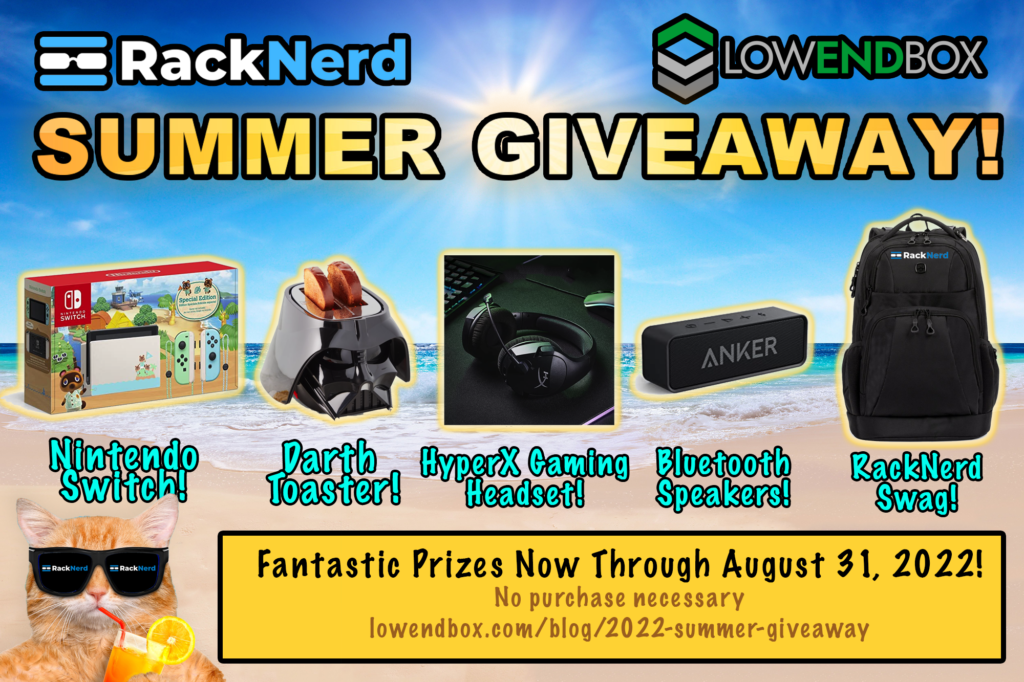 Get on the RackNerd Giveaway Train - the Sooner the Better!