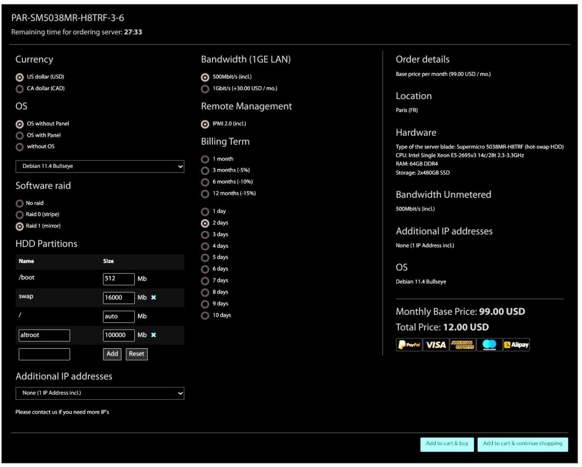 OS Install Dialog