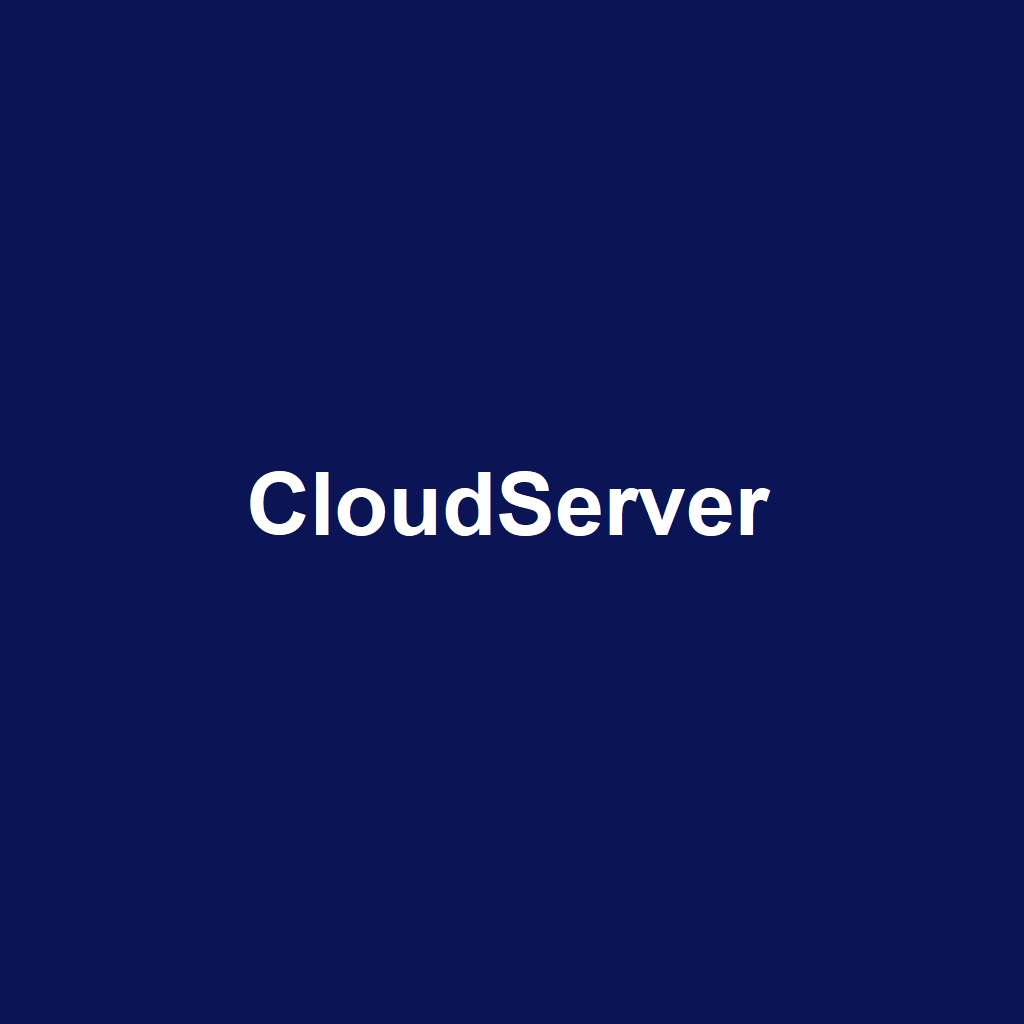 CloudServer Logo