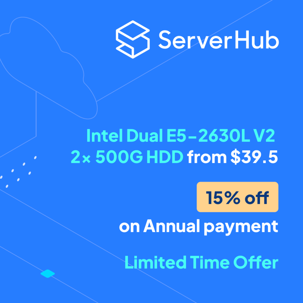 ServerHub Offer!