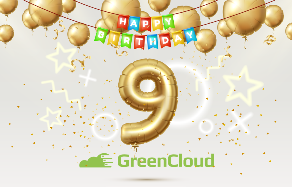GreenCloudVPS 9th Birthday