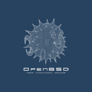 OpenBSD Wireframe Puffy