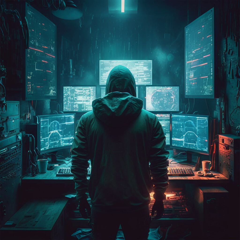 Hacker in his Lair