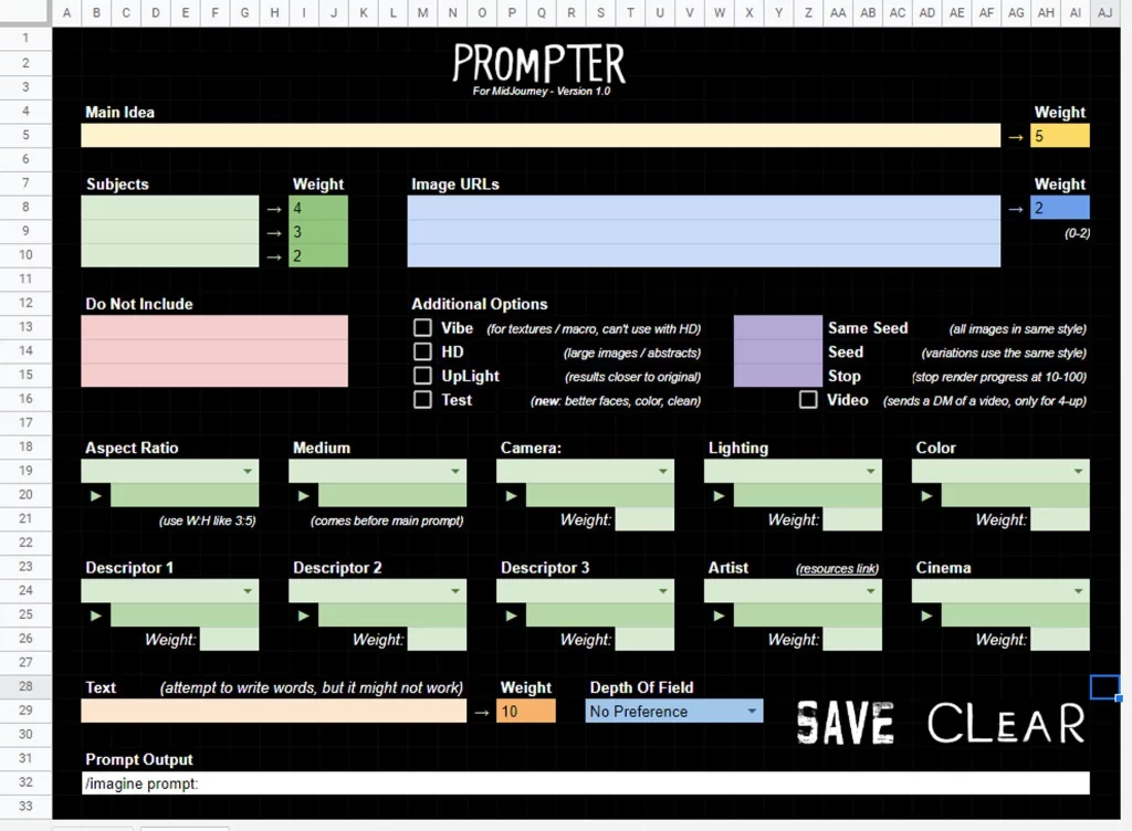 Midjourney Prompter