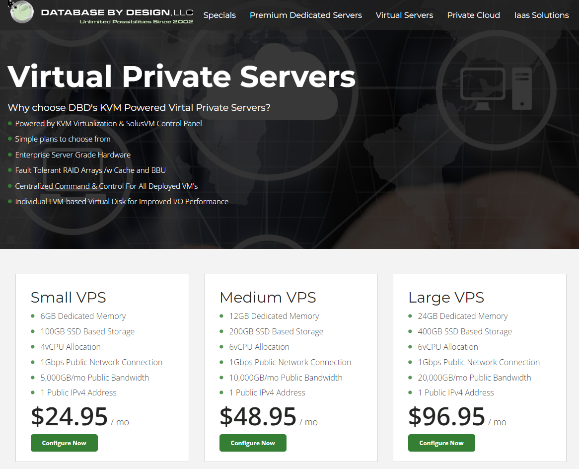 databasebydesign vps