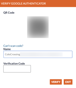 ColoCrossing Google Auth