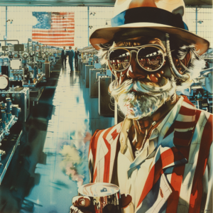 Uncle Sam in Factory
